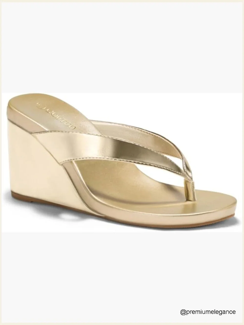 Chic Wedge Heel Sandals Platform Flip Flops Slip On Summer Beach Shoes